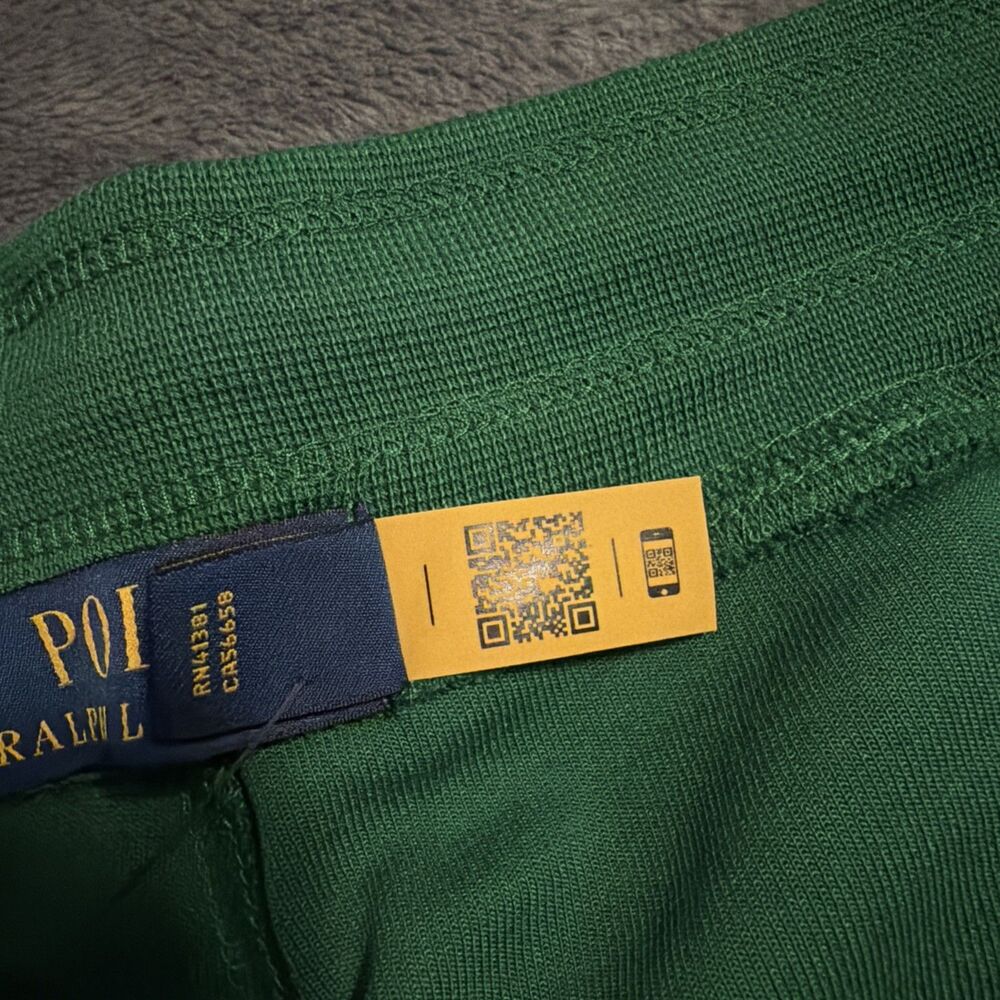 2XB POLO RALPH LAUREN Men's Green/red/white Shorts - Picture 2 of 11
